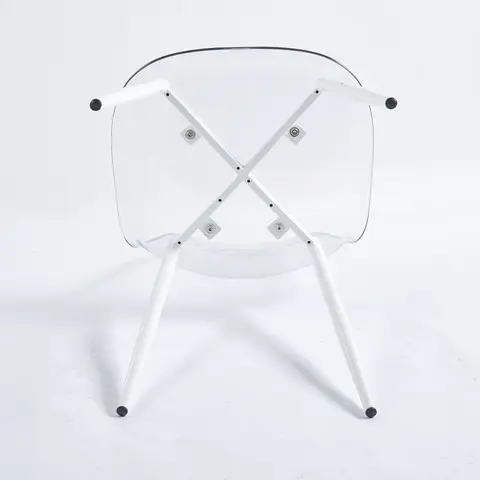 Clear Acrylic Accent Side Chairs - view 3