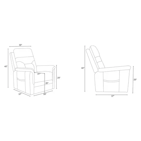 Power Lift Recliner Chair MR2939 - view 4