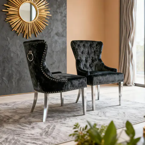 High cost-performance Velvet Fabric · 417 - Dining Chairs & Stools