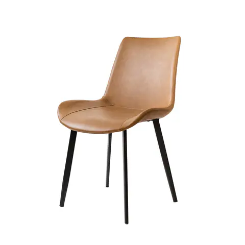 PU Leather Dining Chair with Metal Legs - view 4