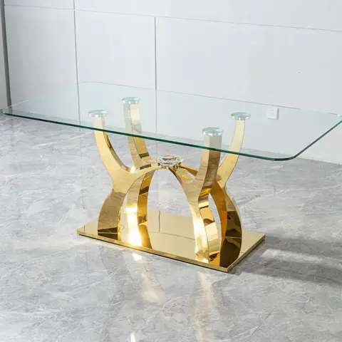 Luxury Glass Dining Table - view 3