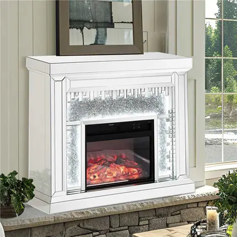 Chimenea eléctrica con espejo · 441 - vista 4