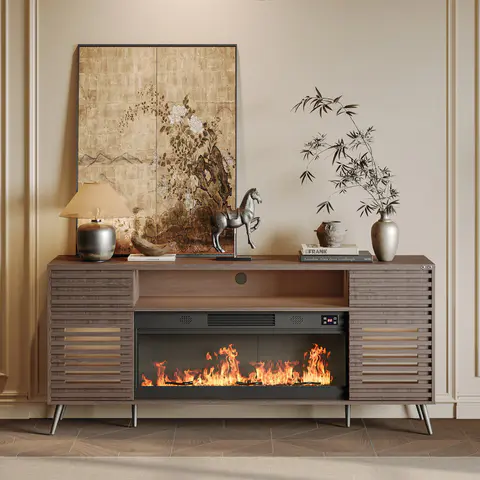 Mueble de TV con chimenea eléctrica SITA · 342 - vista 3