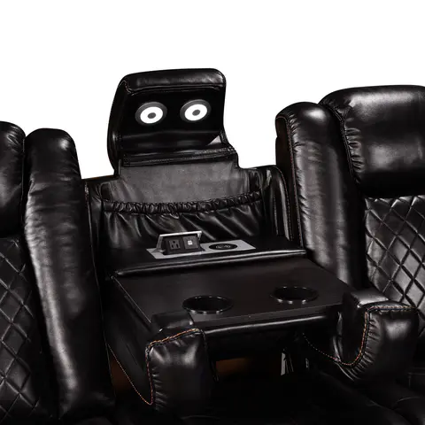 Power Recliner Sectional MC2855B Black - view 4