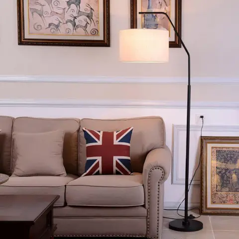 Modern Crescent Floor Lamp - view 1