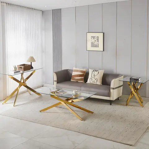 51.18" Modern Coffee Table - view 3