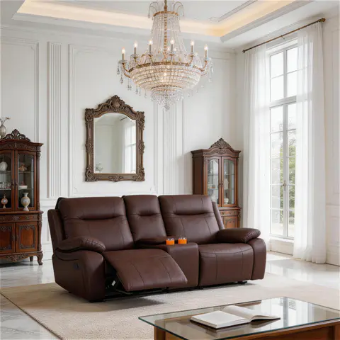 Evian Manual Recliner Loveseat - view 2