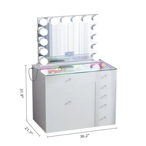 VANITII Mini Diana Vanity Desk · 501 - view 2
