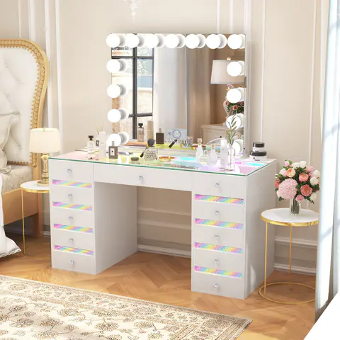 VANITII Fenair Vanity Desk (Ref. 192), view 4 de 5