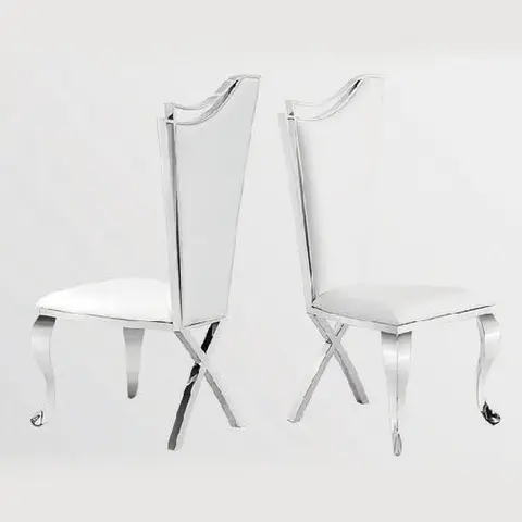 Stainless Steel Dining Chair with PU Material - view 4
