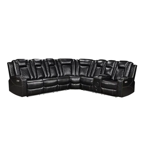Power Recliner Sectional MC2855B Black - view 2