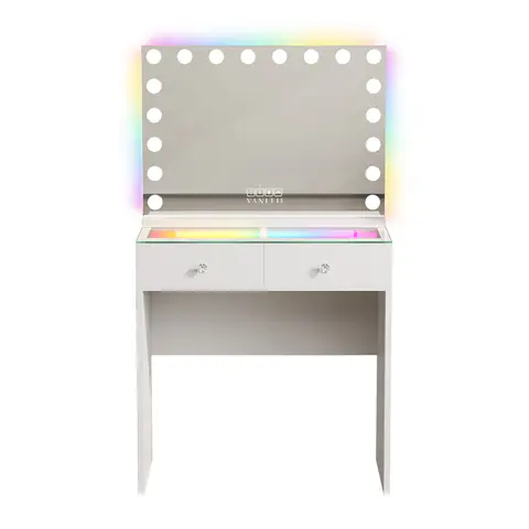 VANITII Scarlet 2 Top Drawers Vanity Desk · 171 - view 2