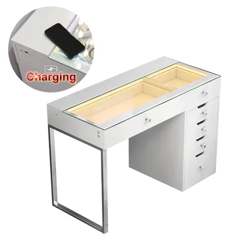 VANITII Diana RGB Vanity Desk (Ref. 534), view 3 de 5