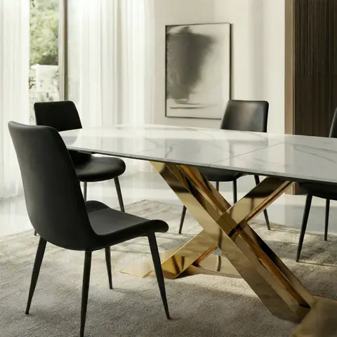Mesa de comedor de piedra sinterizada · 346 - vista 5