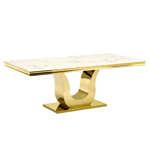 Stainless Steel Fashion Dining Table - view 3