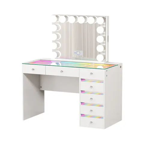 VANITII Fenair 7 Drawers Vanity Desk Set - view 4