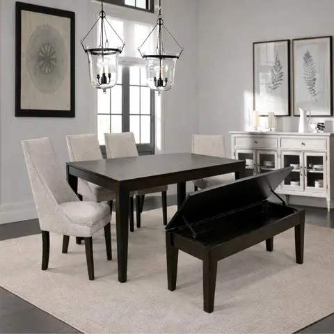 DINING BENCH WITH HIDDEN STORAGE - view 1