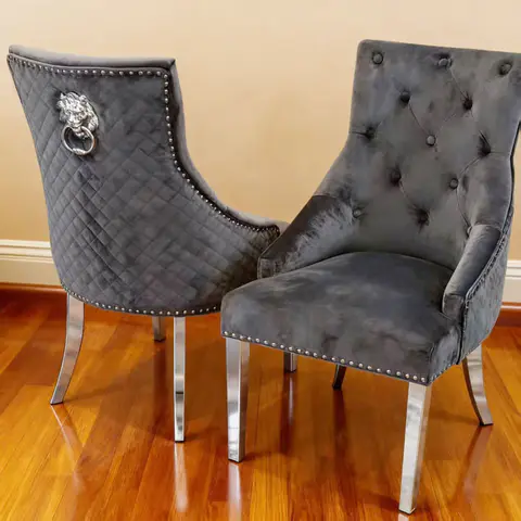 Velvet Vanity Chair B9711-KM02 - view 4