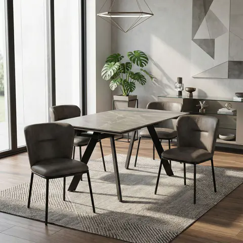 Fabric Upholstered Dining Room Chair - Dining Chairs & Stools