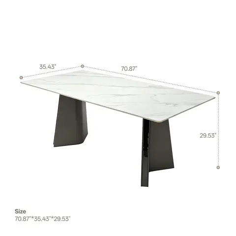 Mesa de comedor de losa · 436 - vista 4