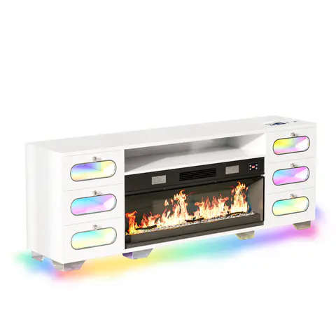 Mueble de TV con chimenea eléctrica · 374 - vista 2