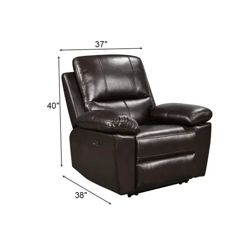 Power Recliner Chair MR2775A Brown - view 4
