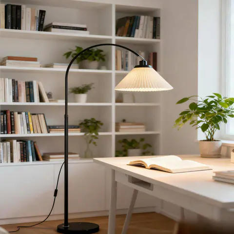 Black Arc Floor Lamp - view 1