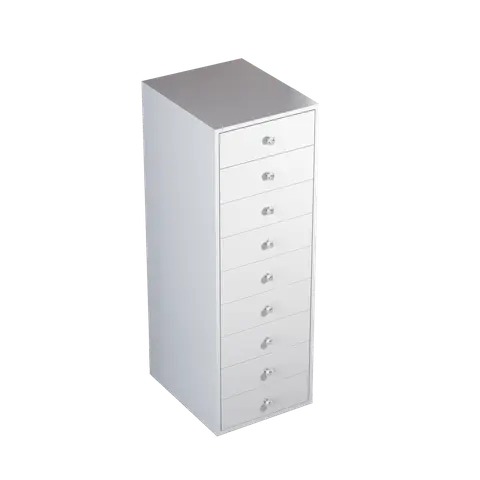 VANITII 9-Drawer Makeup Vanity Storage Unit - Drawers & Cabinets
