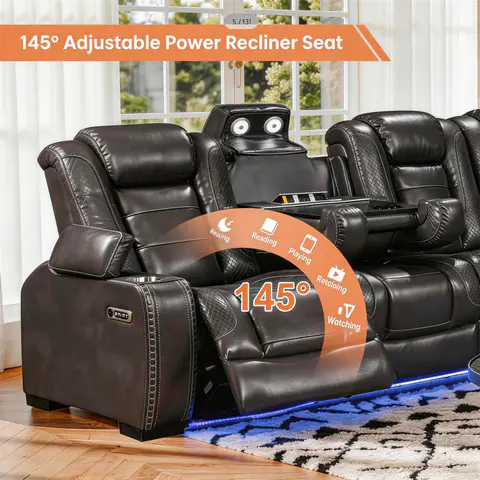 Power Recliner Sectional MC2856B - view 5