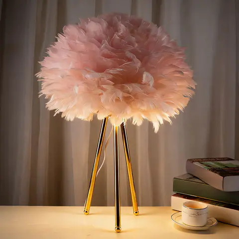 Nordic Feather LED Table Lamp - view 5