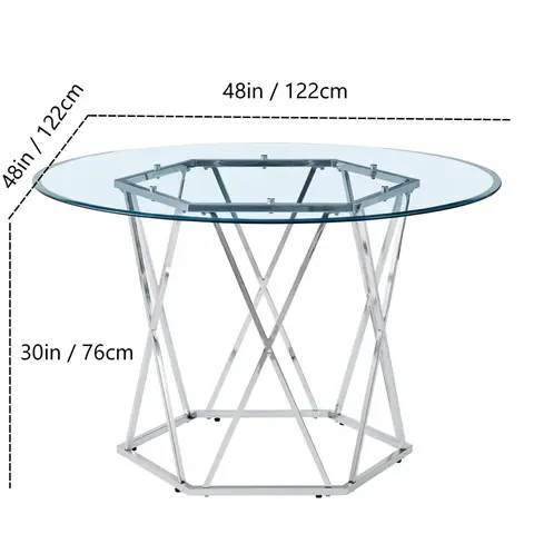 Clean Lines and Modern Style Dining Table - view 2