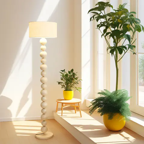 Beige Spherical Chandelier - view 1