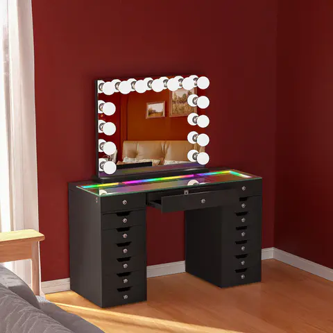 VANITII Lisa Vanity Set, view 3 de 5