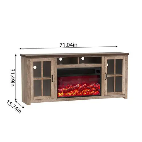 Mueble de TV con chimenea eléctrica HZ03 · 414 - vista 5
