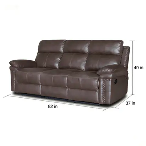 Bison Power Recliner & 3-Seater Sofa - view 3
