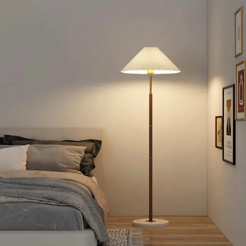 Lámpara de piso de madera · 353 - vista 5