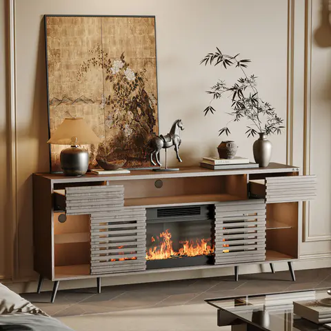 Mueble de TV con chimenea eléctrica SITA · 342 - vista 5