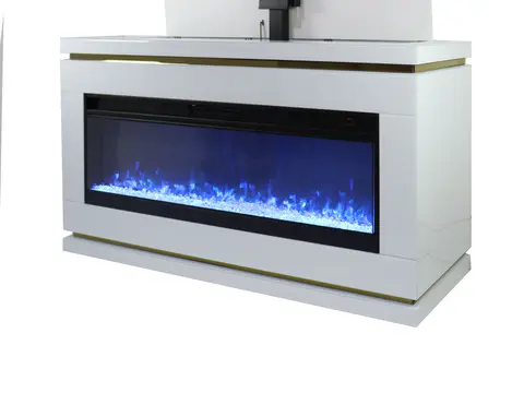 Fully Assembled 71" Modern Electric Fireplace - view 4