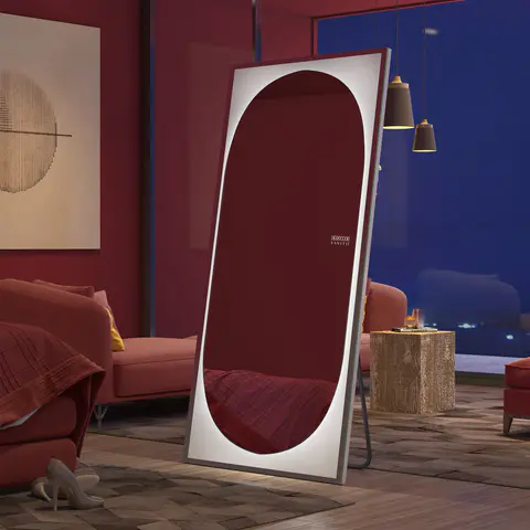 VANITII Marilyn Oval Full Length Mirror - view 4