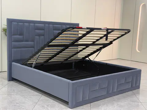 Modern Upholstered Storage King Bed, view 4 de 4