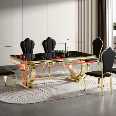 Juego de comedor mesa y sillas YA8618GB - vista 3