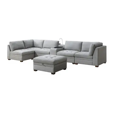 Tisdale Modular Sectional 7-piece Dark Grey - view 3