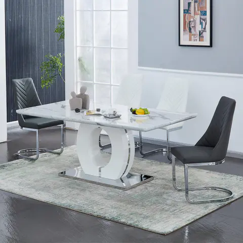 High Gloss Dining Table - view 4