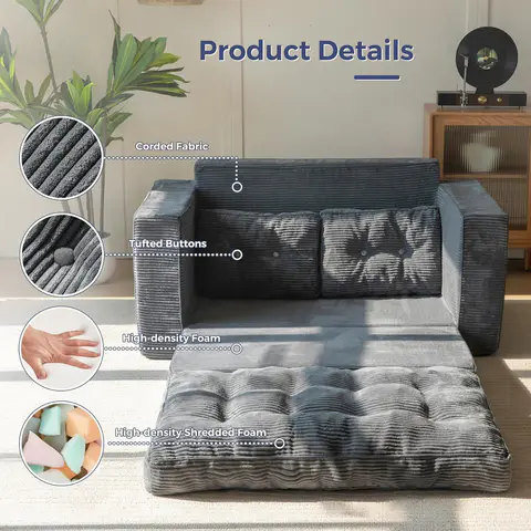 Convertible Sofa Bed, view 3 de 5