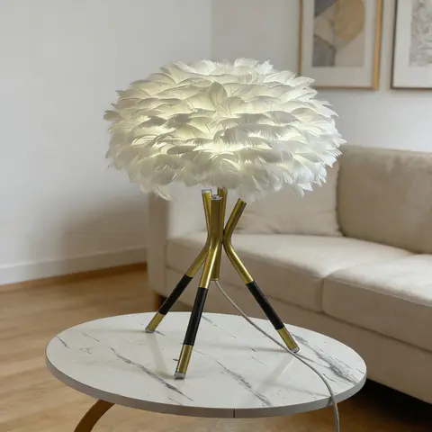 Nordic Feather Table Lamp - view 1