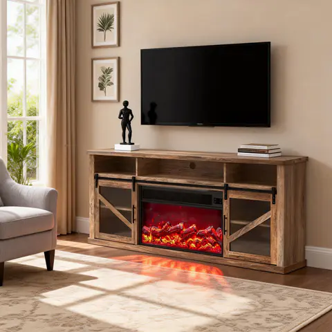 Fully Assembled 72" TV stand · 416 - view 3