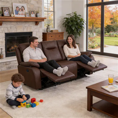 Evian Manual Recliner Sofa - view 4