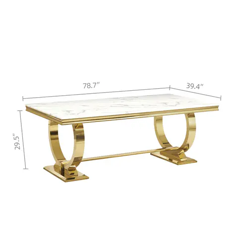 Modern Rectangular Dining Table - view 3