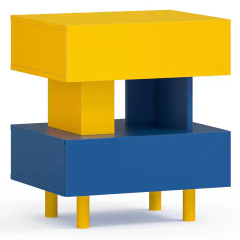 Modern Nightstand End Side Table - view 3