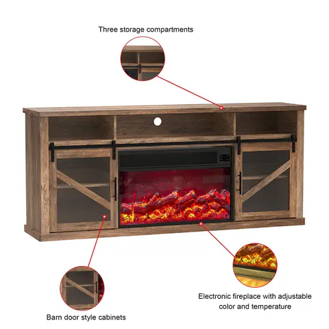 Fully Assembled 72" TV stand · 416 - view 4